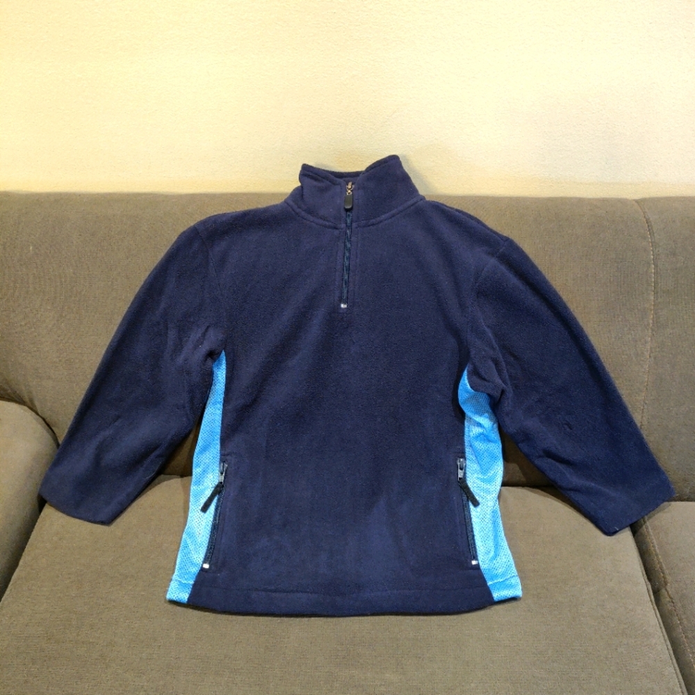 Boys' Navy and Light Blue Fleece Sweatshirt